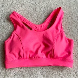 Tek Gear Hot Pink High Impact Sports Bra size sm